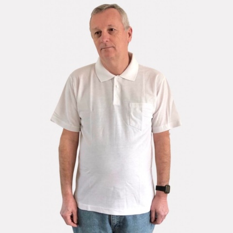 Cavallio White Polo Shirt